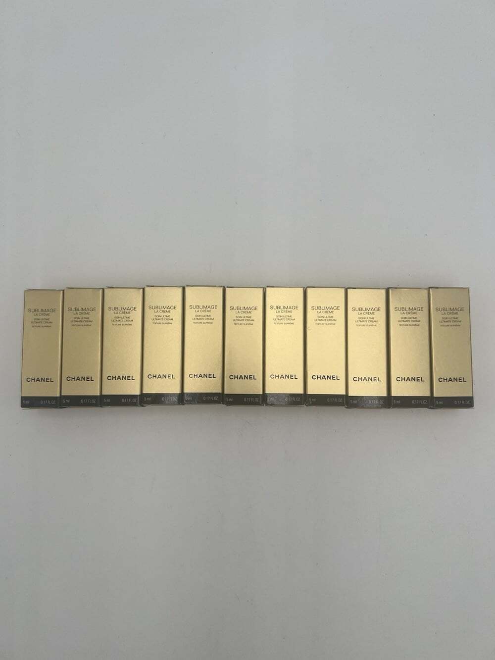 Chanel Sublimage La Creme Ultimate Cream Lot 11 x 5ml .17 oz Samples NEW